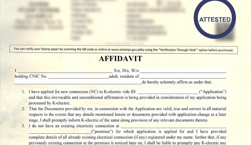 26 Point K-Electric Affidavit For New Connection, K-Electric affidavit format, K-Electric new connection affidavit, 26 point affidavit K-Electric, K-Electric meter connection affidavit, K-Electric affidavit PDF download, affidavit for K-Electric new meter, electricity connection affidavit Karachi, K-Electric affidavit sample, K-Electric new meter affidavit format, K-Electric affidavit form download,