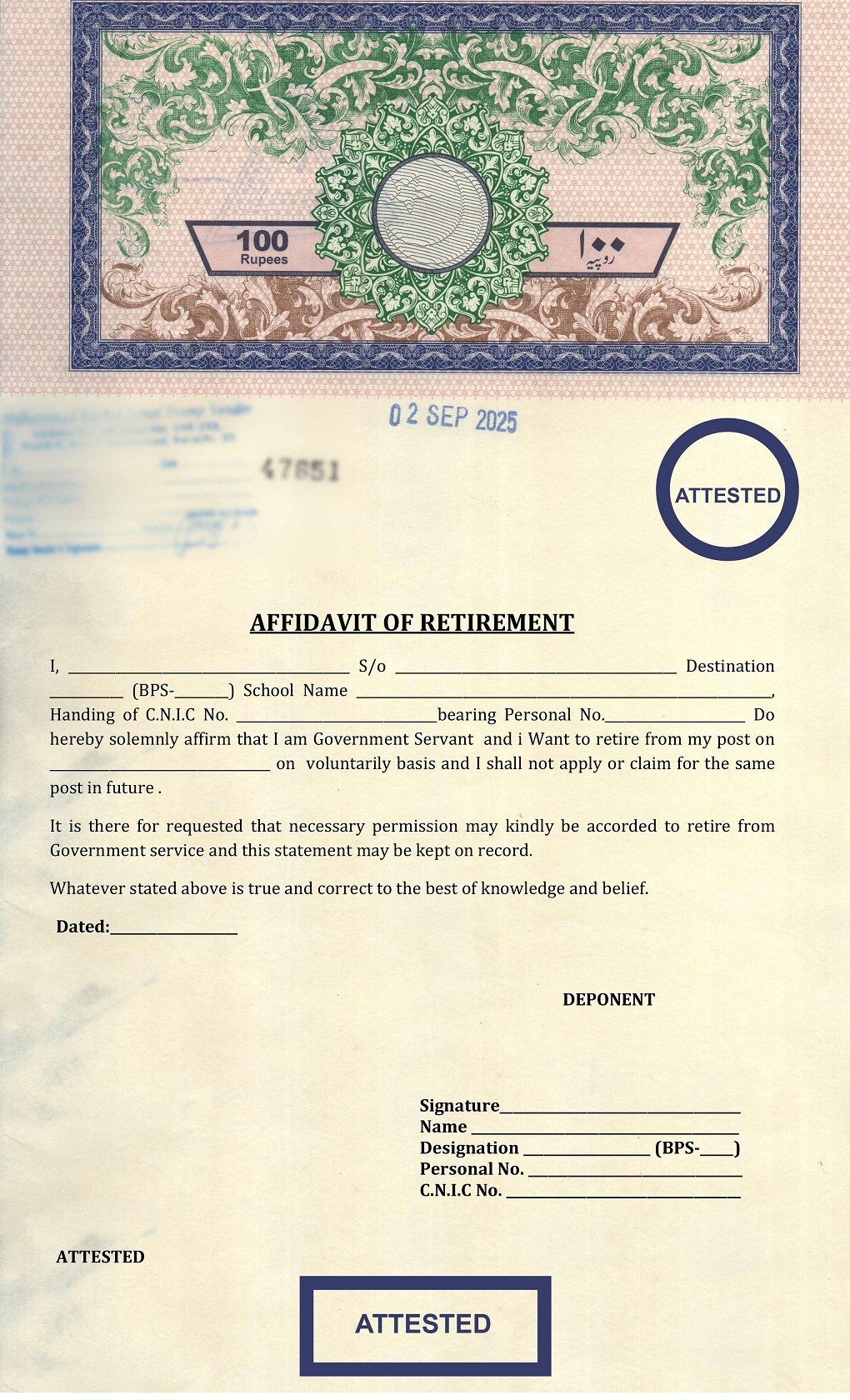 RETIREMENT, Government Employee, Affidavit of retirement, government employee retirement affidavit, voluntary retirement affidavit format, affidavit for retirement from service, affidavit for government servant, retirement affidavit format Pakistan, government job retirement affidavit, school teacher retirement affidavit, affidavit for pension claim, affidavit sample for retirement, retirement declaration form Pakistan,