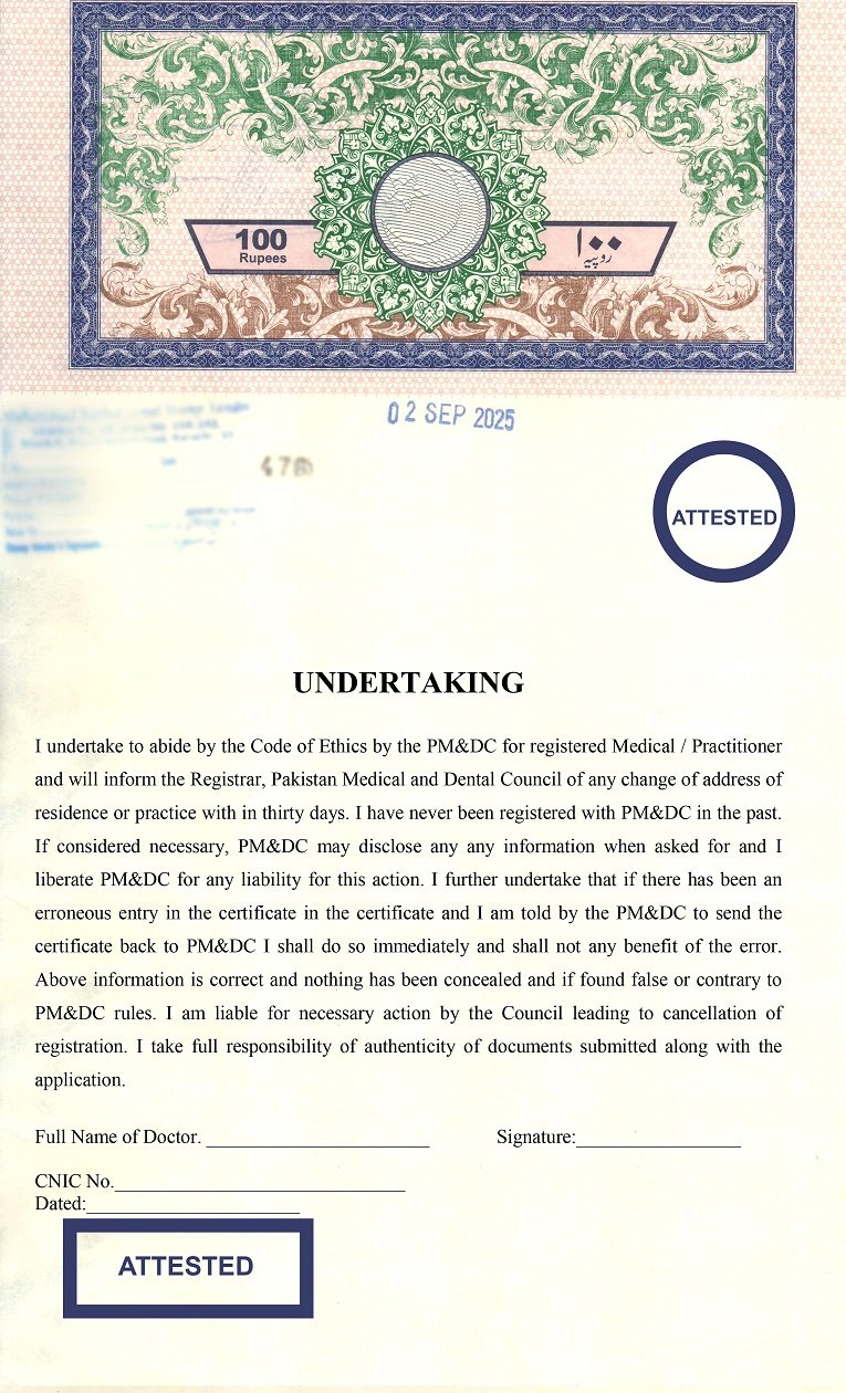 PM&DC undertaking format, PMDC affidavit form Pakistan, PM&DC registration undertaking, PM&DC code of ethics form, Pakistan Medical Council undertaking, PM&DC affidavit for doctors, PMDC form for registration, doctor registration undertaking PMDC, PMDC affidavit format pdf, PM&DC undertaking sample,