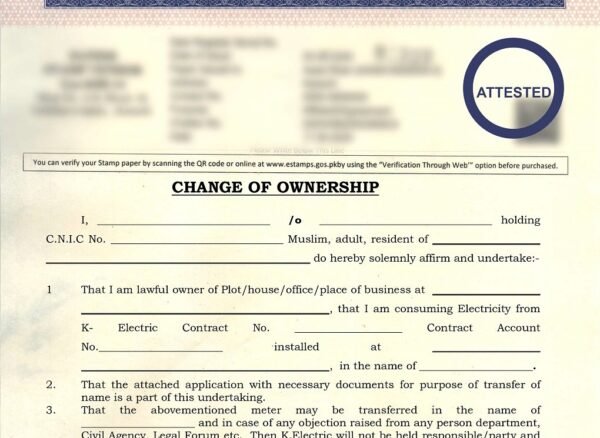 Change of Ownership, K- Electric, Name change, Undertaking format change of ownership K-Electric, K-Electric change of name undertaking form, Electricity meter ownership transfer undertaking, K-Electric ownership transfer affidavit format, Undertaking for transfer of K-Electric meter, Change of ownership application K-Electric, K-Electric undertaking format PDF download, Electricity connection name change undertaking, K-Electric meter transfer undertaking form, Change of name affidavit for K-Electric connection,