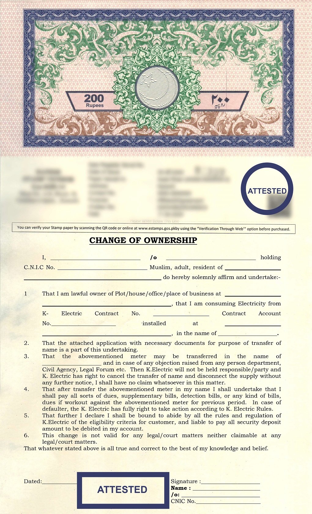 Change of Ownership, K- Electric, Name change, Undertaking format change of ownership K-Electric, K-Electric change of name undertaking form, Electricity meter ownership transfer undertaking, K-Electric ownership transfer affidavit format, Undertaking for transfer of K-Electric meter, Change of ownership application K-Electric, K-Electric undertaking format PDF download, Electricity connection name change undertaking, K-Electric meter transfer undertaking form, Change of name affidavit for K-Electric connection,