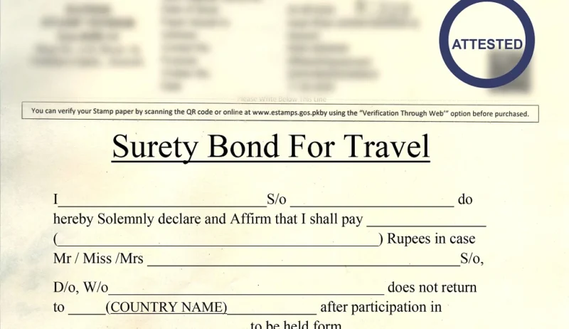 Travels Surety Bond - Traveler's Guarantee - Affidavit Travels Surety Bond - Traveler's Guarantee - Affidavit